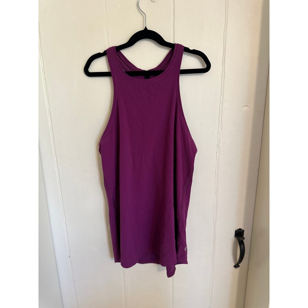Lululemon Purple High Neck Racerback Athletic Tank Top Womens Yoga Training